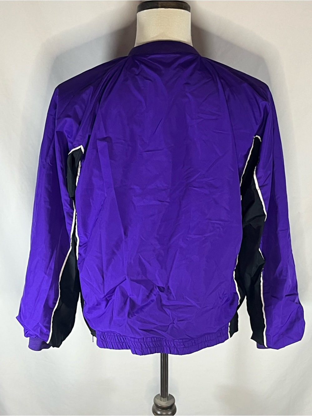 Starter Kansas State Wildcats Mens Vintage Windbreaker Pullover w/Side Zip M - Picture 8 of 11